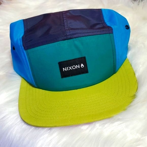 Nixon Other - Nixon Mikey 5-Panel Classic Jockey Strapback Cap - Limited Edition Coloration